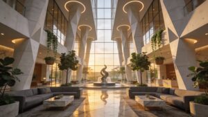 Corporate Lobbies and HQs